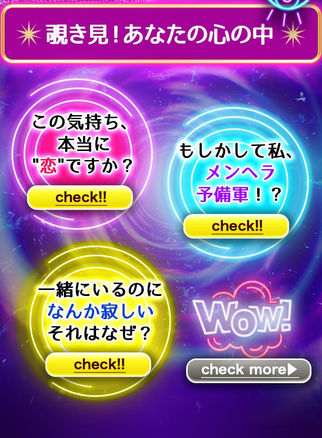 覗き見！あなたの心の中